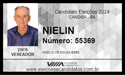 Candidato NIELIN 2024 - CANDIBA - Eleições