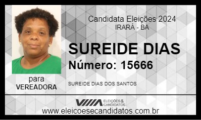 Candidato SUREIDE DIAS 2024 - IRARÁ - Eleições