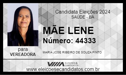 Candidato MÃE LENE 2024 - SAÚDE - Eleições