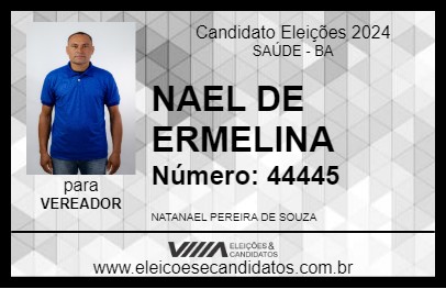 Candidato NAEL DE ERMELINA 2024 - SAÚDE - Eleições