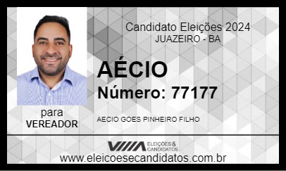 Candidato AÉCIO 2024 - JUAZEIRO - Eleições