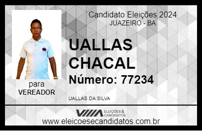 Candidato UALLAS CHACAL 2024 - JUAZEIRO - Eleições