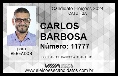 Candidato CARLOS BARBOSA 2024 - CATU - Eleições