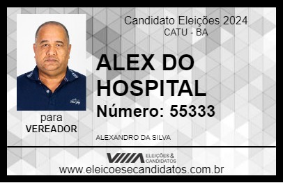 Candidato ALEX 2024 - CATU - Eleições