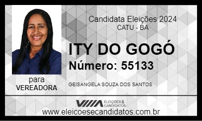 Candidato ITY DO GOGÓ 2024 - CATU - Eleições