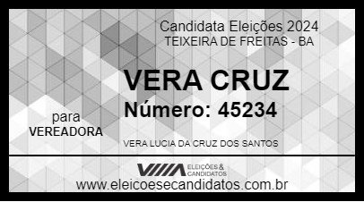 Candidato VERA CRUZ 2024 - TEIXEIRA DE FREITAS - Eleições