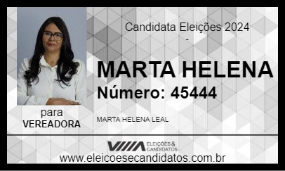 Candidato MARTA HELENA 2024 - TEIXEIRA DE FREITAS - Eleições