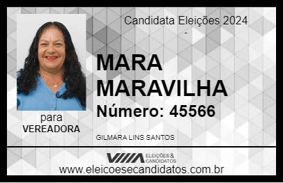 Candidato MARA MARAVILHA 2024 - TEIXEIRA DE FREITAS - Eleições