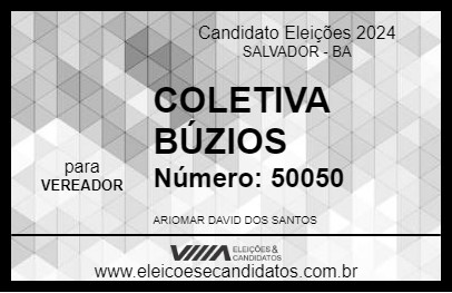 Candidato COLETIVA BÚZIOS 2024 - SALVADOR - Eleições