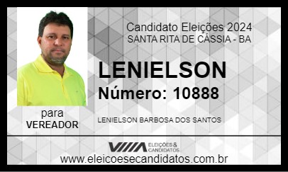 Candidato LENIELSON 2024 - SANTA RITA DE CÁSSIA - Eleições