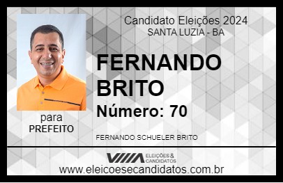 Candidato FERNANDO BRITO 2024 - SANTA LUZIA - Eleições