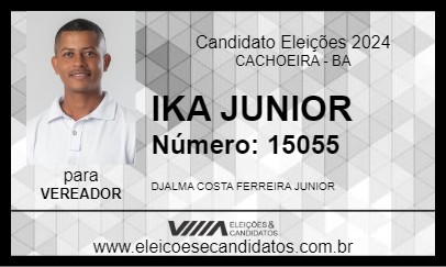 Candidato IKA JUNIOR 2024 - CACHOEIRA - Eleições