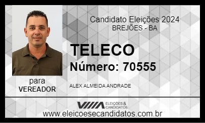 Candidato TELECO 2024 - BREJÕES - Eleições