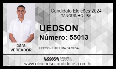 Candidato UEDSON 2024 - TANQUINHO - Eleições