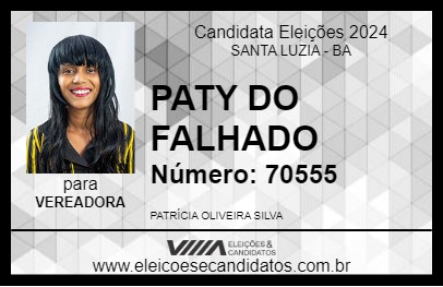 Candidato PATY DO FALHADO 2024 - SANTA LUZIA - Eleições