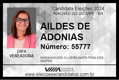 Candidato AMILDES DE ADONIAS 2024 - RIACHÃO DO JACUÍPE - Eleições