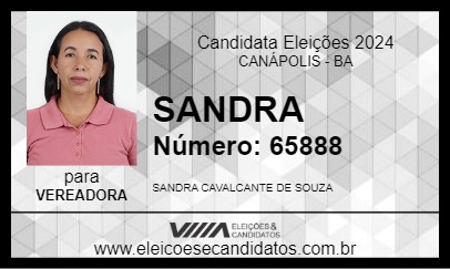 Candidato SANDRA 2024 - CANÁPOLIS - Eleições