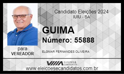 Candidato GUIMA 2024 - IUIU - Eleições