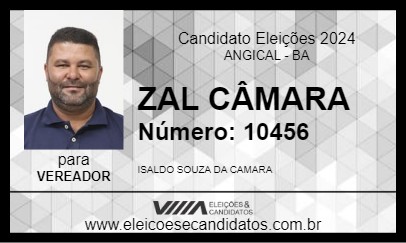 Candidato ZAL CÂMARA 2024 - ANGICAL - Eleições