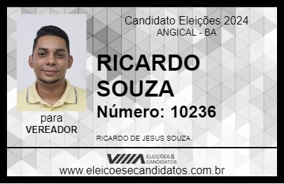 Candidato RICARDO SOUZA 2024 - ANGICAL - Eleições