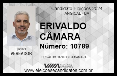 Candidato ERIVALDO CÂMARA 2024 - ANGICAL - Eleições