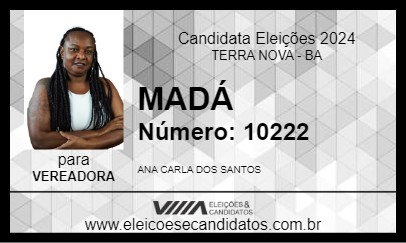 Candidato MADÁ 2024 - TERRA NOVA - Eleições