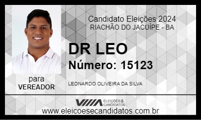 Candidato DR LEO 2024 - RIACHÃO DO JACUÍPE - Eleições