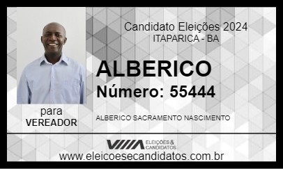 Candidato ALBERICO 2024 - ITAPARICA - Eleições