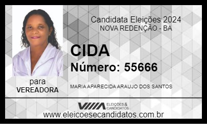 Candidato CIDA 2024 - NOVA REDENÇÃO - Eleições