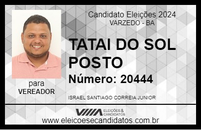 Candidato TATAI DO SOL POSTO 2024 - VARZEDO - Eleições