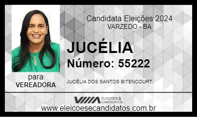 Candidato JUCÉLIA 2024 - VARZEDO - Eleições