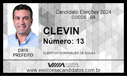 Candidato CLEVYN 2024 - COCOS - Eleições