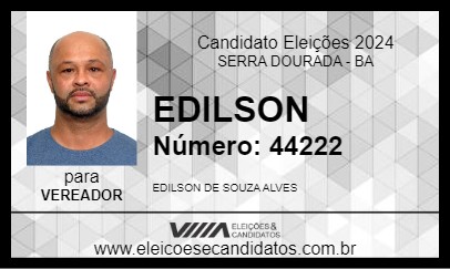 Candidato EDILSON 2024 - SERRA DOURADA - Eleições