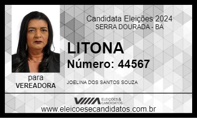 Candidato LITONA 2024 - SERRA DOURADA - Eleições