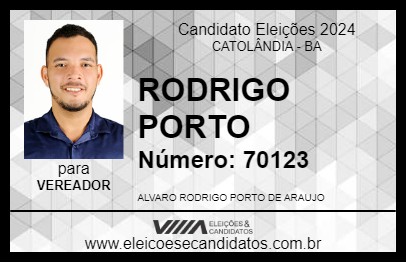 Candidato RODRIGO PORTO 2024 - CATOLÂNDIA - Eleições