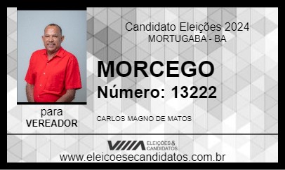 Candidato MORCEGO 2024 - MORTUGABA - Eleições