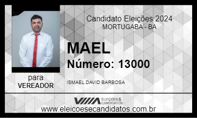 Candidato MAEL 2024 - MORTUGABA - Eleições