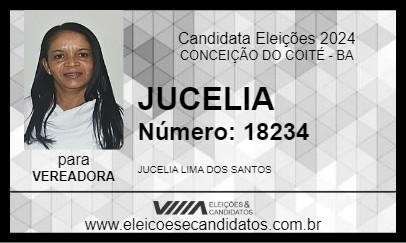 Candidato JUCELIA 2024 - CONCEIÇÃO DO COITÉ - Eleições