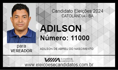 Candidato ADILSON 2024 - CATOLÂNDIA - Eleições