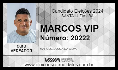 Candidato MARCOS VIP 2024 - SANTA LUZIA - Eleições