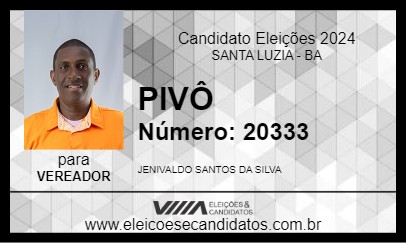 Candidato PIVÔ 2024 - SANTA LUZIA - Eleições