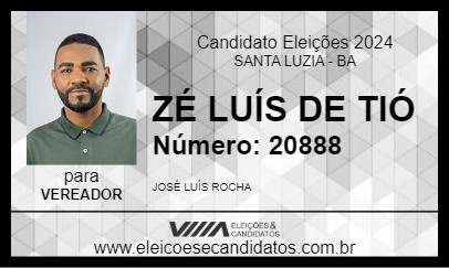 Candidato ZÉ LUÍS DE TIÓ 2024 - SANTA LUZIA - Eleições