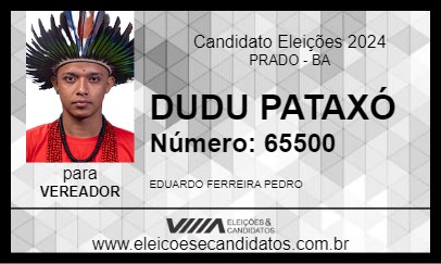 Candidato DUDU PATAXÓ 2024 - PRADO - Eleições