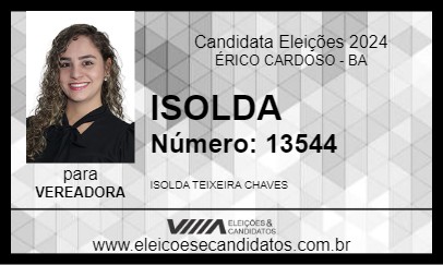 Candidato ISOLDA 2024 - ÉRICO CARDOSO - Eleições