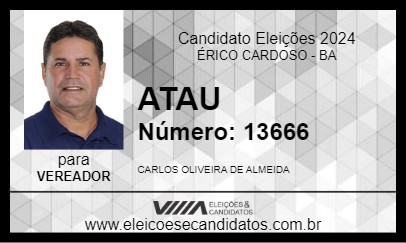 Candidato ATAU 2024 - ÉRICO CARDOSO - Eleições