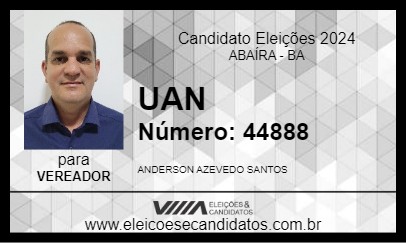 Candidato UAN 2024 - ABAÍRA - Eleições