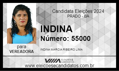 Candidato INDINA 2024 - PRADO - Eleições