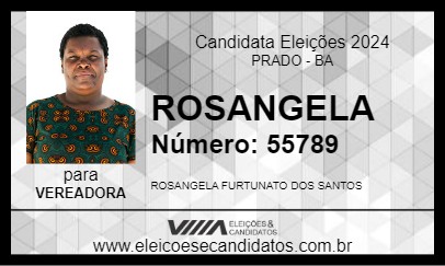 Candidato ROSANGELA 2024 - PRADO - Eleições