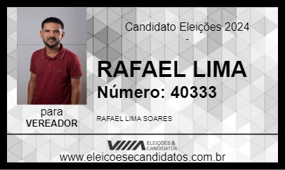 Candidato RAFAEL LIMA 2024 - ANAGÉ - Eleições