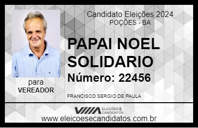 Candidato PAPAI NOEL SOLIDARIO 2024 - POÇÕES - Eleições